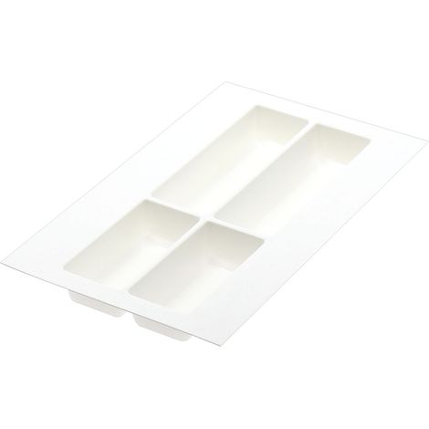 Agoform Besteckeinsatz Classico kürzbar 490x290x50,5mm, Kunststoff weiß