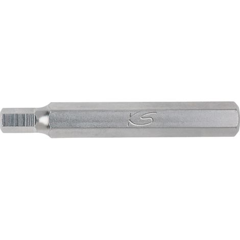 KS Tools - Embout de vissage 6 pans, L.75 mm - Entraînement 10 mm - 7 mm - 975.1007