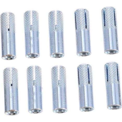 Sortimentsbox – Schrauben – 50-teiliges Set Betonschrauben, M6 Gecko-Schrauben aus Kohlenstoffstahl für Wände (1/2)