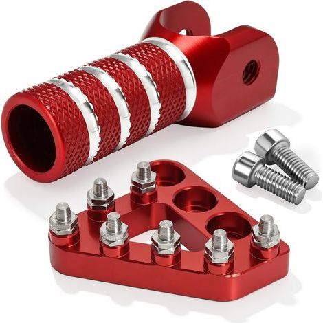 Rear Brake Pedal Tip + Gear Shift Lever Tip for Motorcycle, Brake Pedal and Gear Shift Lever Tip Kit for 125-530 SX EXC XCF XC XCW SXF SMR 690SMCR 690ENDURO SUPERMOTOR - Red (1/5)
