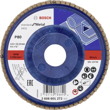 Bosch DISCHO LAMELLARE STANDARD D. 115 MM P80 (1/2)