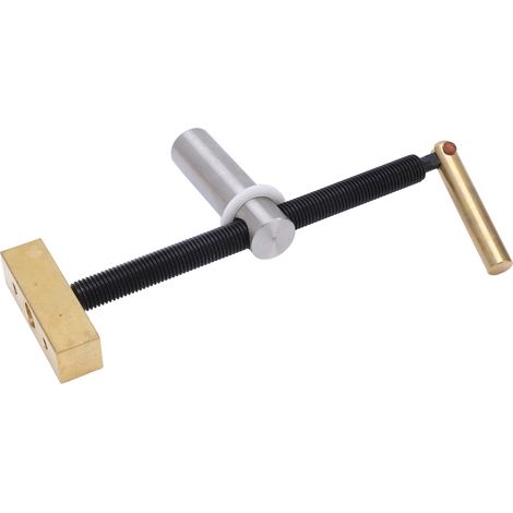 Pince de bureau pour le travail du bois, fixation ferme, compacte, flexible, pratique, antirouille (1/5)