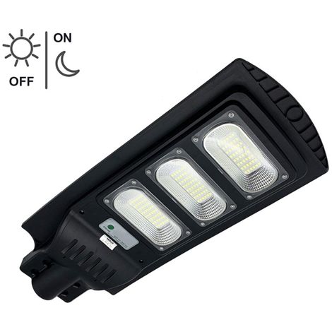 Lampione Stradale 90W LED a Energia Solare con Sensore Crepuscolare SOL-20-90W