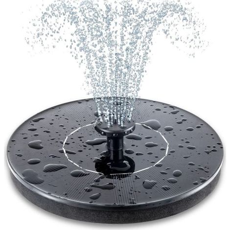 Pompe solaire pour fontaine à eau flottante autoportante pour abreuvoir à oiseaux, jardin, bassin, piscine, extérieur. (1/5)