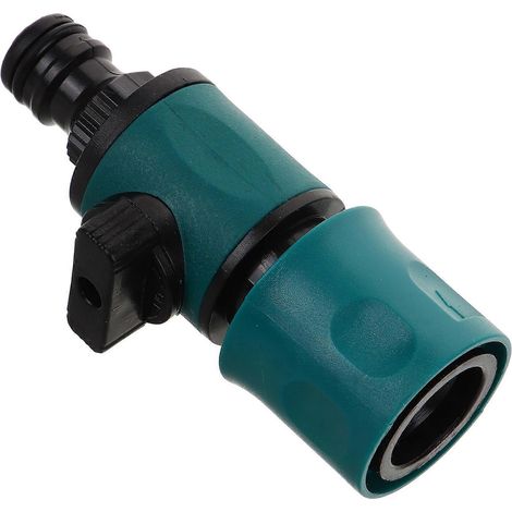 Raccord rapide pour tuyau d'arrosage en plastique, idéal pour les jardiniers et les usages extérieurs (1 pièce) (1/5)