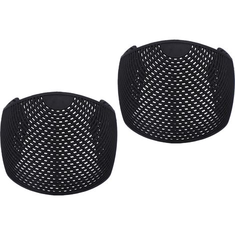 Set di 2 fasce elastiche antiscivolo nere per capelli – hijab, sport, uso quotidiano, comode (1/5)