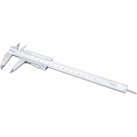 Dasqua 1801-0810 Pied à coulisse monobloc avec pince pour pouce 150 mm acier inoxydable 1 pc(s) (1/5)