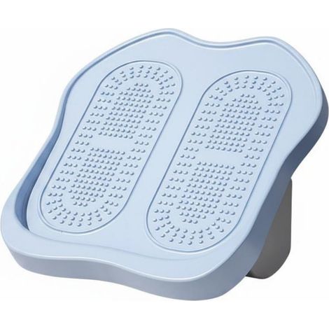 Planche inclinée pour étirer les mollets, planche inclinée pliable en bois avec surface antidérapante, cale professionnelle pour squats et exercices (bleu) (1/5)