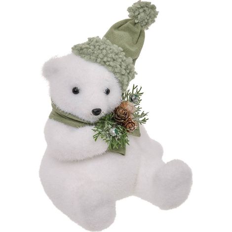 PLF OSO SENTADO SOMBRERO VERDE - Feeric lights & christmas (1/5)