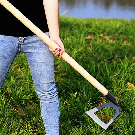Binette de jardin en acier au carbone et acier inoxydable