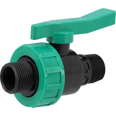 Kugelhahn 1" x 1" aus Polypropylen, Außengewinde