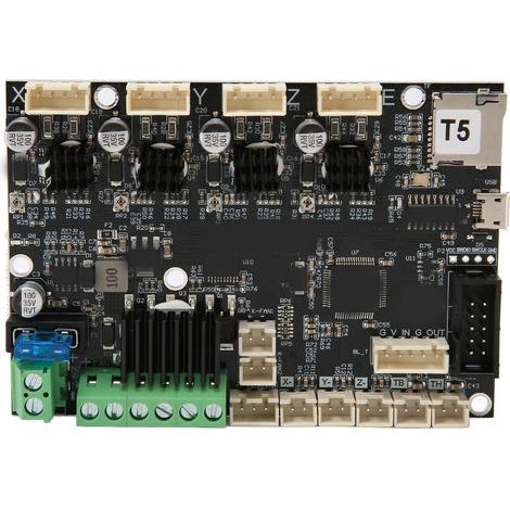 Placa base silenciosa para impresora 3D Ender 3/5, controlador TMC2225, firmware V0.0.6, reducción de ruido. (1/5)