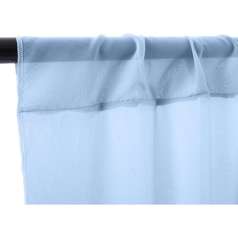 Blauer Hochzeitsbogen, Chiffon-Drapierung, multifunktionale Deckenvorhänge für die Hochzeit