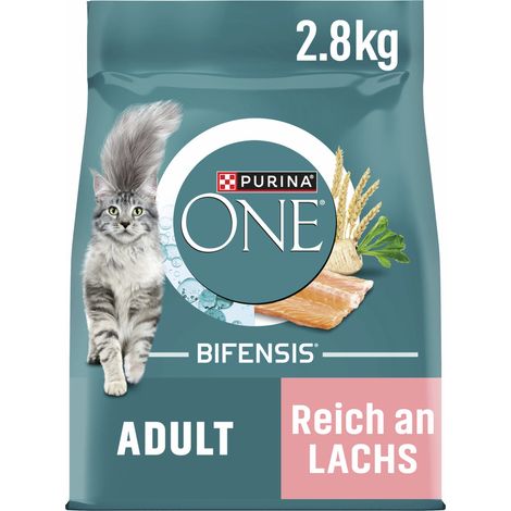 Purina One Katzenfutter Adult reich an Lachs 2,8 kg (1/3)