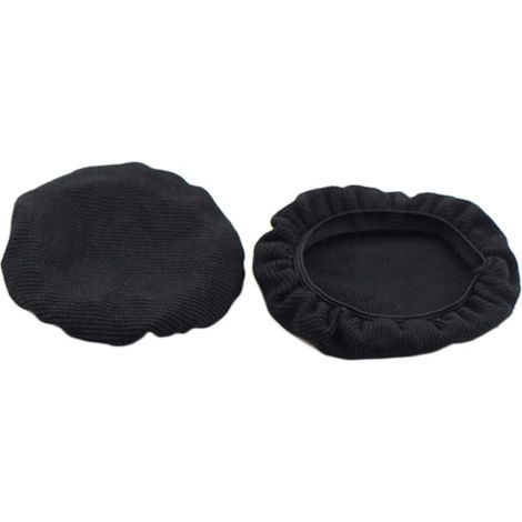 Housses de Casque Antibruit en Tissu Noir, Lot de 10 Pièces, Faciles à Installer, Protège Efficacement la Poussière pour Écouteurs (1/5)