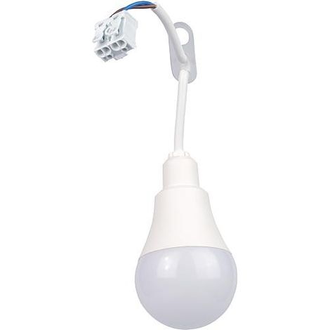 Douille de chantier à LED avec ampoule intégrée 12 W 4000K