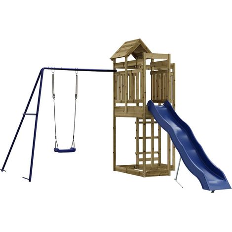 Maison Exclusive - Set da Gioco da Esterno in Legno di Pino Impregnato