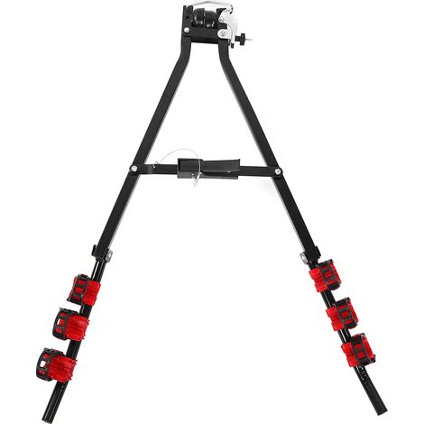 Support vélo voiture 3601 en acier, porte-velos attelage arrière pour fourgon et automobile, accessoire de rack pratique. (1/5)