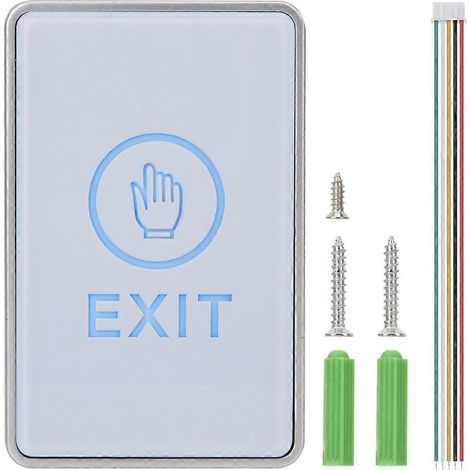 Système de contrôle d'accès DK-920C : bouton tactile de sortie et interrupteur d'ouverture de porte (1/5)