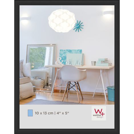 Cadre photo noir 10 x 13 cm New Lifestyle cadre plastique KV113B (1/5)