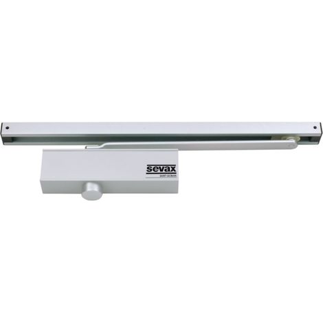 Ferme-porte en applique ESV7163 F3 fixe bras glissière - blanc - SEVAX