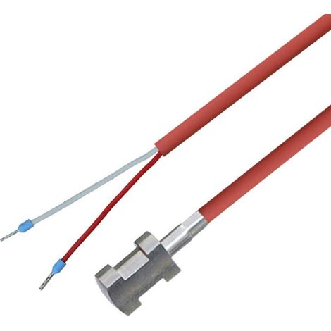 iOVEO 004AL01202 - PT100 - Sonda a tubo con cavo in silicone, fissaggio fino a 200 °C, riscaldamento, 2 metri (1/2)