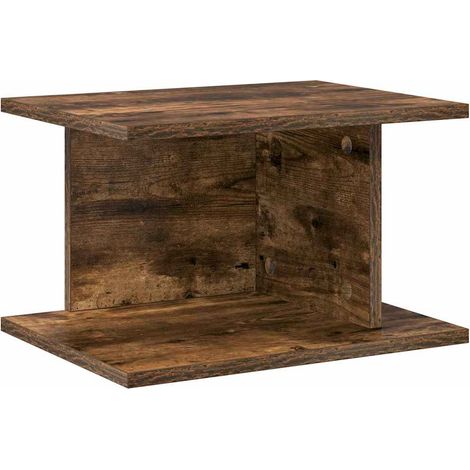 Maison Exclusive - Mesita de Noche Roble ahumado 40 x 30 x 25 cm