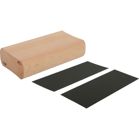 Bloc de ponçage courbe pour lutherie, outil de nivellement de frettes de guitare (10 et 12 pouces) (1/5)