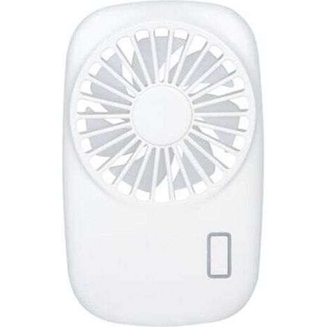 Mini ventilatore portatile, potente, piccolo, personale, portatile, velocità regolabile, ricaricabile tramite USB, rinfrescante - Bianco