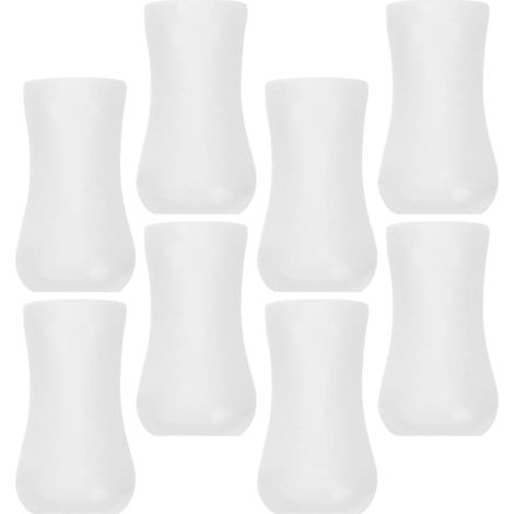 Boutons de Cordon en Plastique Blanc Accessoires Décoratifs Simples 8 Pièces pour Réparation de Rideaux pour Stores en Aluminium en Intérieur et Extérieur (1/5)