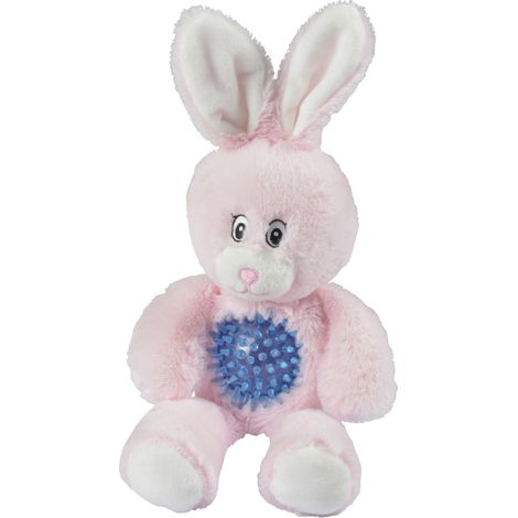 Jouet peluche lapin avec balle pour chien (1/2)