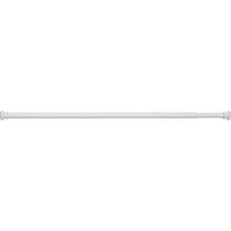 Gedy Ausziehbare weiße Duschstange 78-135 cm Ø 25 mm aus Stahl