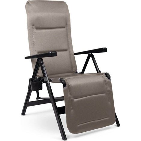 Sofá cama - DOMETIC - Gardina Lounger - Gris - Inclinable - Aluminio - Poliéster SoftMesh (1/5)