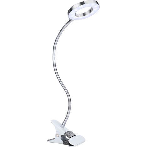 Lampe maquillage USB ronde avec pince, LED pour sourcils, lèvres, tatouage, salon de beauté (1/5)