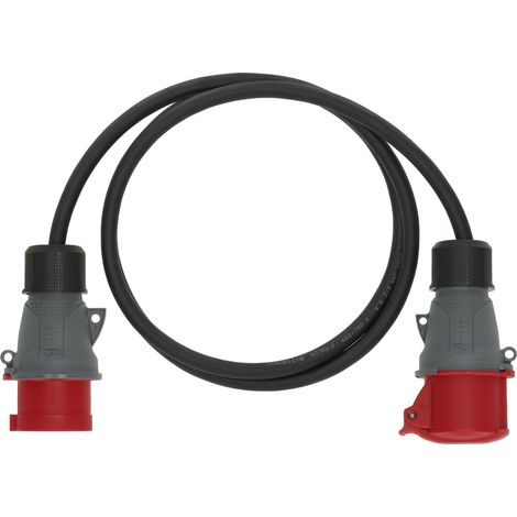 Vierpoliger/Dreipoliger Adapter, 2 m H07RN-F 4G2,5 Kabel, IP44 - BRENNENSTUHL - 1132931 (1/5)