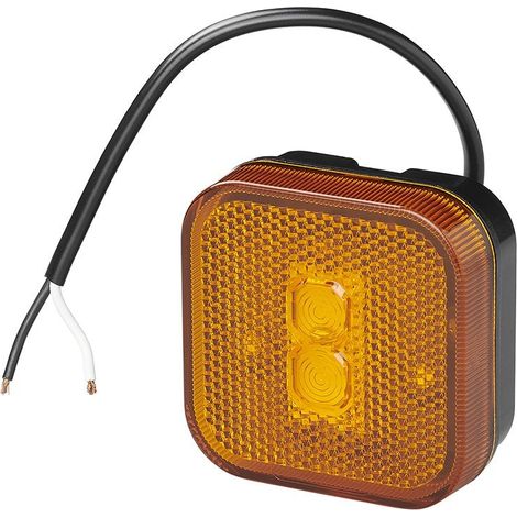 Seitenmarkierungsleuchte 1224v bernsteinfarben 65 x 65 mm led (1/5)