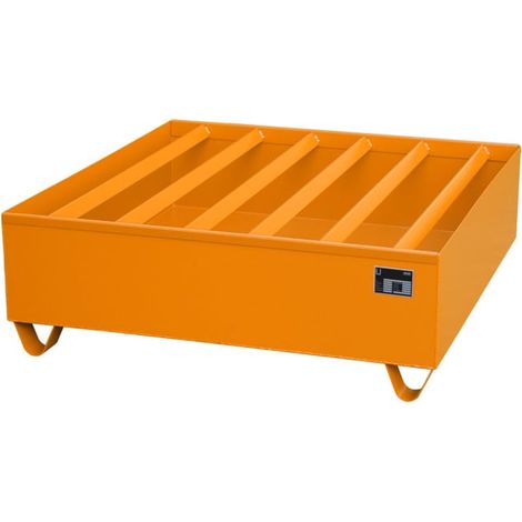 Bauer Südlohn Bac à profil PW 400-4, peint, orange jaune
