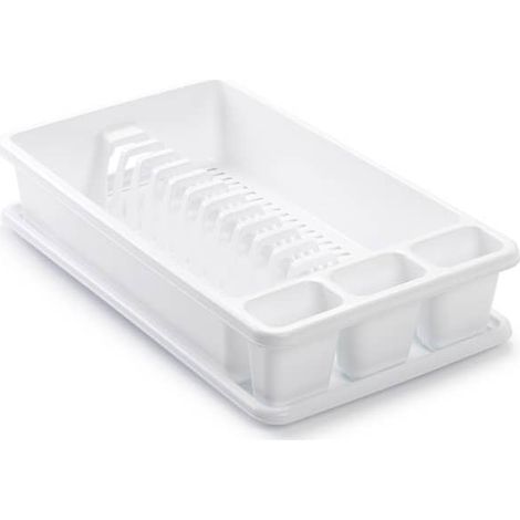 ESCURREPLATOS C/BANDEJA BLANCO (1/4)