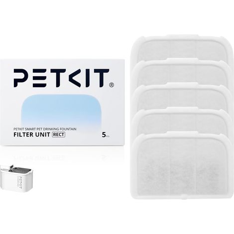 Filtre Fontaine Eau Chat, Élément Filtrant Distributeur d’Eau pour Chat et Chien, Filtre Les Impuretés, 5 pièces à Utiliser sur Les EVERSWEET Max Distributeurs D’Eau (1/5)