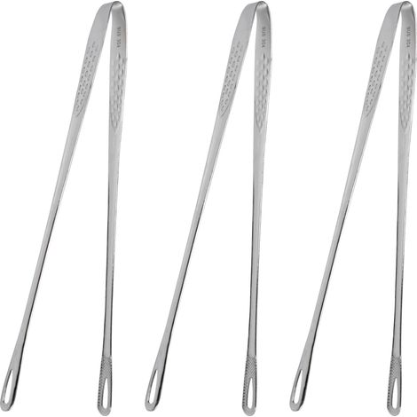 Pinces à griller – Pinces à griller en acier inoxydable (11 pouces) - Robustes et pratiques, un indispensable pour les grillades. (1/5)