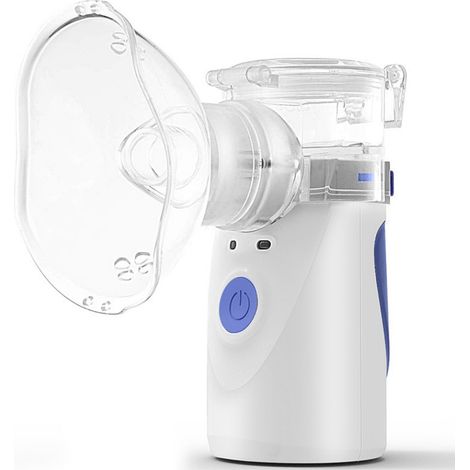 1 Nébuliseur, particules ≤ 5 µm, 2 modes débit, compact 100g, adultes enfants (1/5)