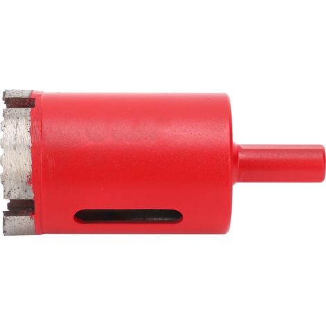 Foret à scie cloche diamanté rouge en acier rapide à denture ondulée de 38 mm pour marbre (1/5)