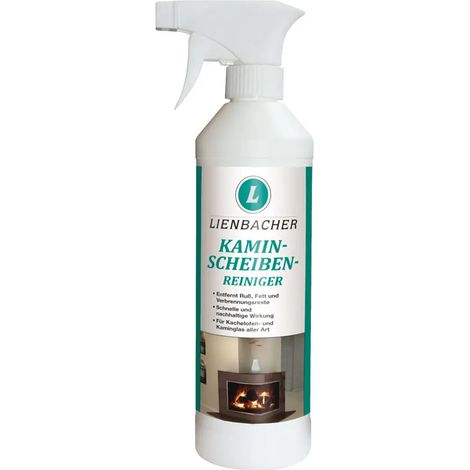 Kaminscheibenreiniger flüssig, 500 ml Ofenscheibenreiniger kraftvoll
