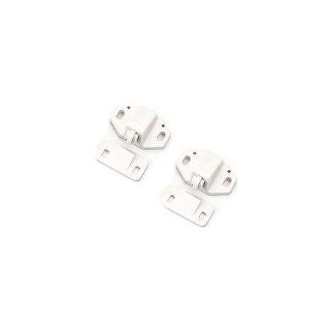 Loquets de porte en plastique pour armoires, caravanes, penderies, camping-cars, bateaux, 2 pièces