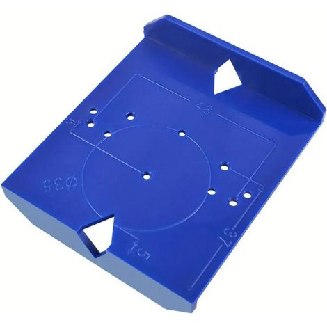 Gabarit de perçage pour charnières 35/40 mm – ABS léger, positionnement précis, profondeur contrôlée, pour portes de meubles et armoires (1/5)