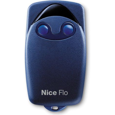 Nice – Télécommande émetteur mural 2 canaux 433.92 MHz – Alimentation 12V – Programmation par mini-interrupteurs – Pour motorisations de portail