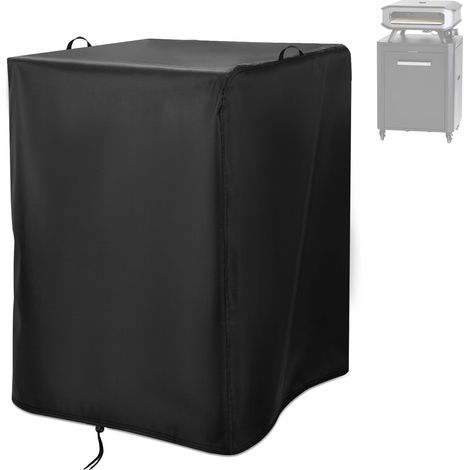 Housse de protection pour four à pizza, gaz, pizza, étanche, en tissu Oxford 500D, pour four à pizza, barbecue et table d'extérieur, sac de transport, accessoires de four à pizza, noir (1/5)