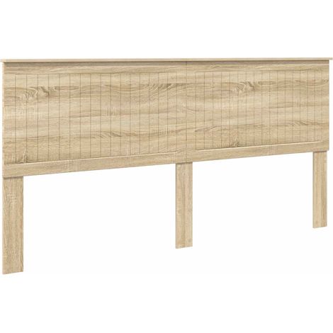 Maison Exclusive - Tête de lit Chêne Sonoma 200 cm Bois d'ingénierie (1/5)