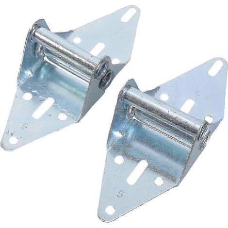 Cerniera per binario liscia e senza sbavature, set di 2 cerniere, ricambi per la riparazione di porte da garage. (1/5)