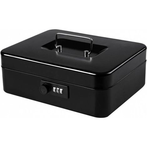 Petite boîte à argent avec serrure à combinaison, coffre de sécurité portable